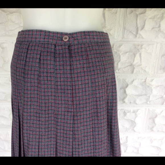 Pontter Classic wool full length skirt womens 9/10 - Picture 3 of 9